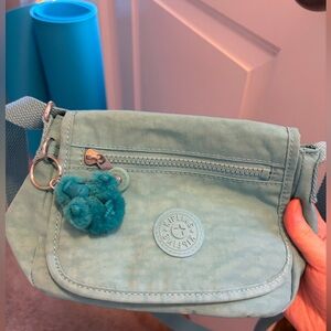 Discontinued item!! Kipling Tiffany Blue Sabian Crossbody Mini Bag
